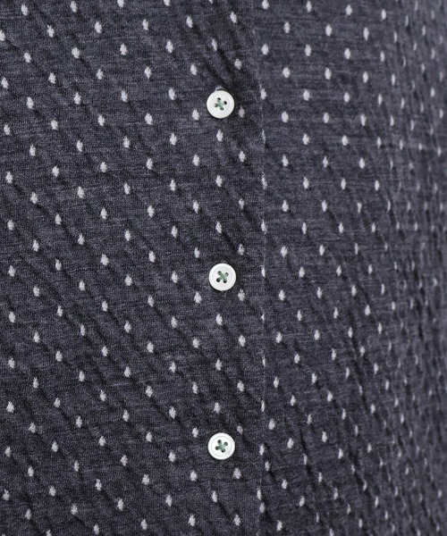 l'atelier du savon（アトリエドサボン）の「ふくふくしたドット　カットソーカーディガン（カーディガン/ボレロ・レディース・オフホワイト/グレー/ブラック・FREE）」の11枚目の写真