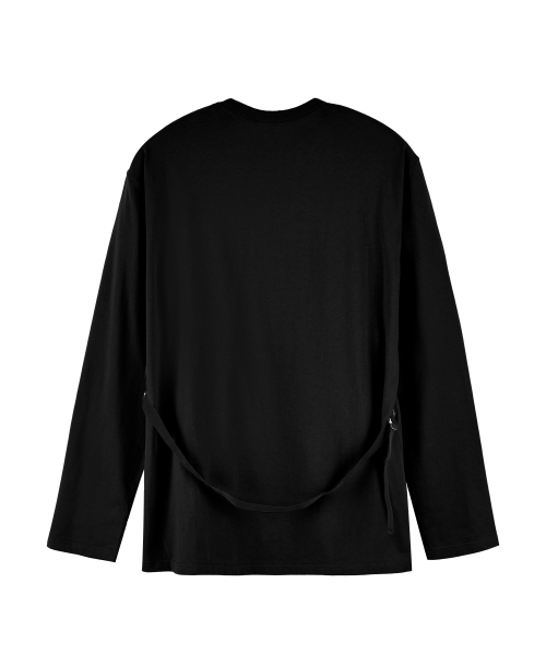 HYII（ハイトゥ）の「バックストラップ長袖Tシャツ [ブラック]（Tシャツ/カットソー・メンズ・その他・SMALL/MEDIUM/LARGE）」の4枚目の写真