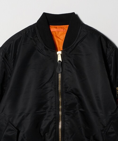 Alpha Industries（アルファインダストリーズ）の「＜ALPHA INDUSTRIES＞MA-1 フライト ジャケット（MA-1・メンズ・オリーブ/ブラック/ダークブラウン・XL/M/L）」の5枚目の写真