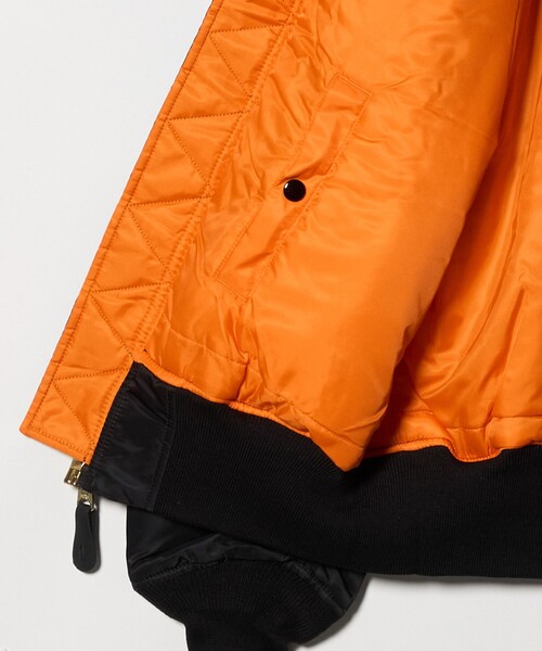 Alpha Industries（アルファインダストリーズ）の「＜ALPHA INDUSTRIES＞MA-1 フライト ジャケット（MA-1・メンズ・オリーブ/ブラック/ダークブラウン・XL/M/L）」の7枚目の写真