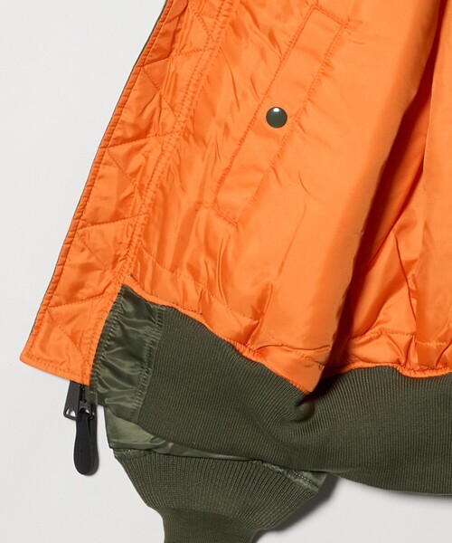 Alpha Industries（アルファインダストリーズ）の「＜ALPHA INDUSTRIES＞MA-1 フライト ジャケット（MA-1・メンズ・オリーブ/ブラック/ダークブラウン・XL/M/L）」の22枚目の写真