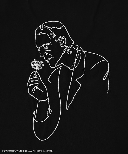 ADAM PATEK(アダムパテック)の「【ADAMPATEK/アダムパテック】Frankenstein flower stitch T ステッチTee(Tシャツ/カットソー・メンズ・ブラック/ホワイト・1/2)」の8枚目の写真