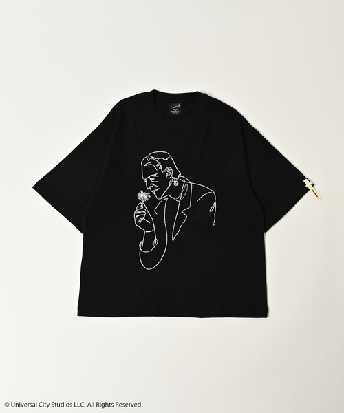 ADAM PATEK(アダムパテック)の「【ADAMPATEK/アダムパテック】Frankenstein flower stitch T ステッチTee(Tシャツ/カットソー・メンズ・ブラック/ホワイト・1/2)」の3枚目の写真