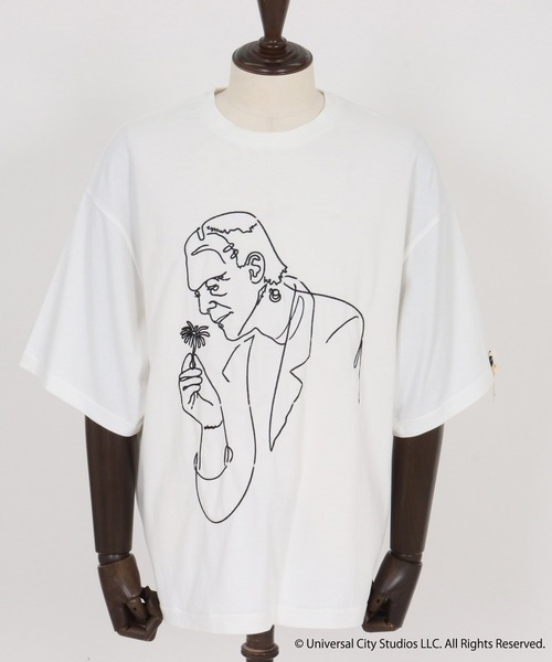 ADAM PATEK(アダムパテック)の「【ADAMPATEK/アダムパテック】Frankenstein flower stitch T ステッチTee(Tシャツ/カットソー・メンズ・ブラック/ホワイト・1/2)」の11枚目の写真