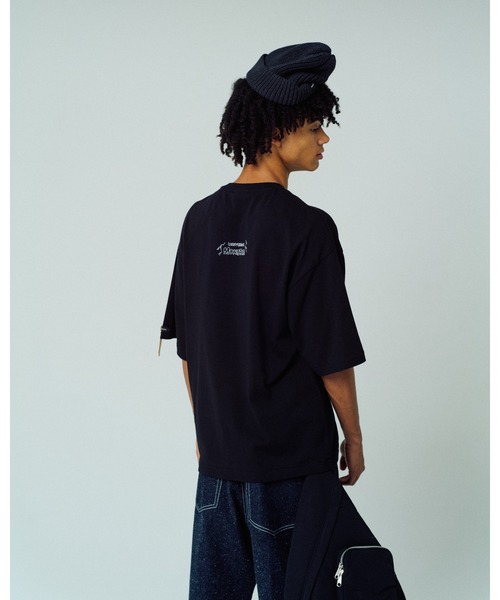 ADAM PATEK(アダムパテック)の「【ADAMPATEK/アダムパテック】Frankenstein flower stitch T ステッチTee(Tシャツ/カットソー・メンズ・ブラック/ホワイト・1/2)」の20枚目の写真