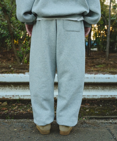 BROKEN BASE（ブロークンベース）の「B.Base Fleece Back Sweatpants / B.Baseフリースバックスウェットパンツ（スウェットパンツ・メンズ・ネイビー系/ブラック系1/グレー系1/パープル系1/ブラウン系1・SMALL/MEDIUM/LARGE）」の18枚目の写真
