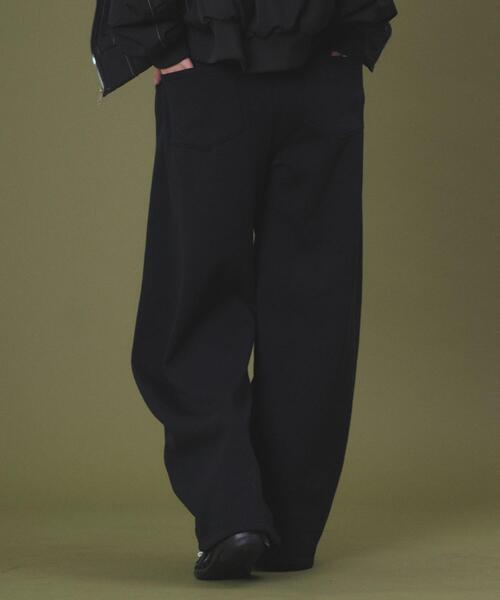 dispark（ディスパーク）の「DISPARK/裏起毛バレルスウェットパンツ（スウェットパンツ・レディース・杢グレー/ブラック・FREE）」の7枚目の写真