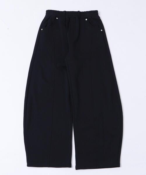 dispark（ディスパーク）の「DISPARK/裏起毛バレルスウェットパンツ（スウェットパンツ・レディース・杢グレー/ブラック・FREE）」の17枚目の写真