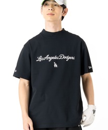 ニューエラゴルフ 半袖ミッドネックTシャツ バンダナ柄 通気性