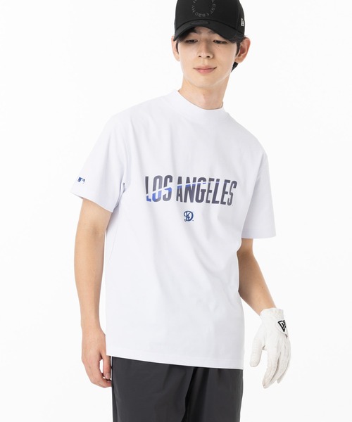 NEW ERA（ニューエラ）の「ニューエラゴルフ ミッドネック半袖Tシャツ MLB（ポロシャツ・メンズ・ホワイト/ブラック・XL/S/M/L/XXL）」の15枚目の写真