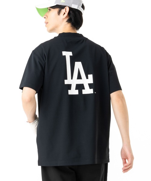 NEW ERA（ニューエラ）の「ニューエラゴルフ ミッドネック半袖Tシャツ MLB（ポロシャツ・メンズ・ホワイト/ブラック・XL/S/M/L/XXL）」の7枚目の写真