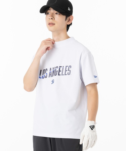 NEW ERA（ニューエラ）の「ニューエラゴルフ ミッドネック半袖Tシャツ MLB（ポロシャツ・メンズ・ホワイト/ブラック・XL/S/M/L/XXL）」の14枚目の写真