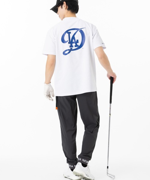 NEW ERA（ニューエラ）の「ニューエラゴルフ ミッドネック半袖Tシャツ MLB（ポロシャツ・メンズ・ホワイト/ブラック・XL/S/M/L/XXL）」の19枚目の写真