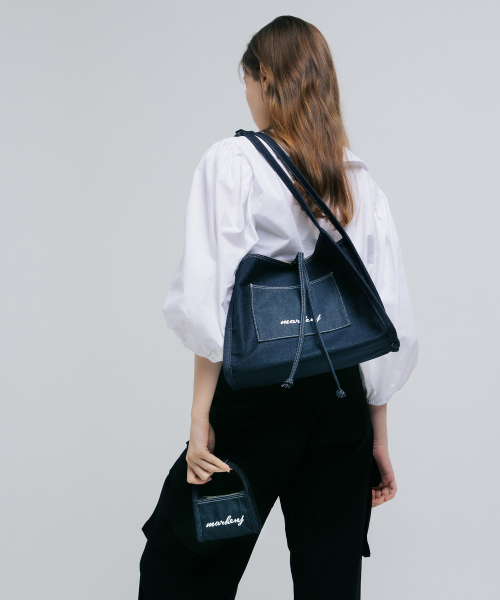 MARHEN.J(マルヘンジェイ)の「ジーンズ (JEANS) デニム ショルダーバッグ(ショルダーバッグ・レディース・ベージュ/ピンク/ブルー系その他・FREE)」の7枚目の写真