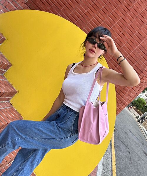 MARHEN.J(マルヘンジェイ)の「ジーンズ (JEANS) デニム ショルダーバッグ(ショルダーバッグ・レディース・ベージュ/ピンク/ブルー系その他・FREE)」の14枚目の写真