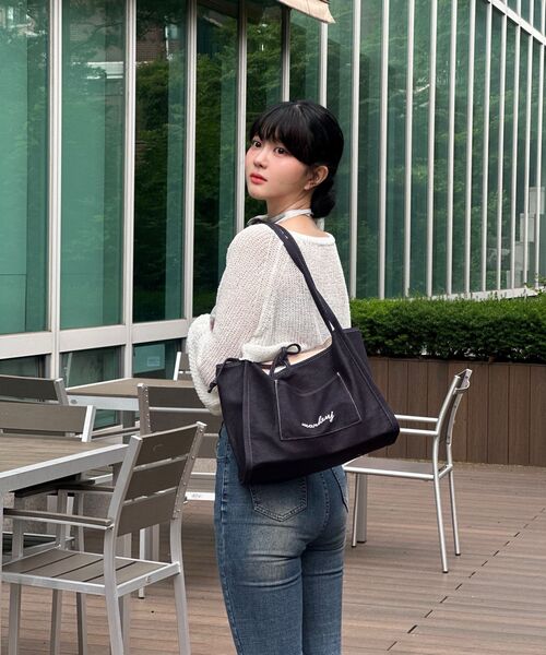 MARHEN.J(マルヘンジェイ)の「ジーンズ (JEANS) デニム ショルダーバッグ(ショルダーバッグ・レディース・ベージュ/ピンク/ブルー系その他・FREE)」の15枚目の写真