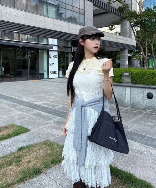MARHEN.J(マルヘンジェイ)の「ジーンズ (JEANS) デニム ショルダーバッグ(ショルダーバッグ・レディース・ベージュ/ピンク/ブルー系その他・FREE)」の16枚目の写真