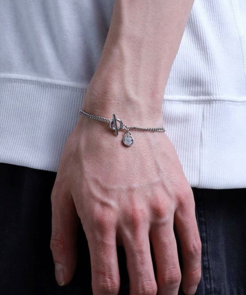 LION HEART(ライオンハート)の「【LION HEART】LH-1 スキニーチェーンブレスレット/サージカルステンレス(金属アレルギー対応)(ブレスレット・メンズ・シルバー系その他2/シルバー系1/シルバー・FREE)」の3枚目の写真