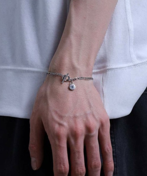 LION HEART(ライオンハート)の「【LION HEART】LH-1 スキニーチェーンブレスレット/サージカルステンレス(金属アレルギー対応)(ブレスレット・メンズ・シルバー系その他2/シルバー系1/シルバー・FREE)」の4枚目の写真
