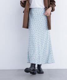 N.（N. Natural Beauty Basic）（エヌエヌナチュラルビューティーベーシック）の「【PS/低身長サイズ】フラワープリントナロースカート（スカート）」