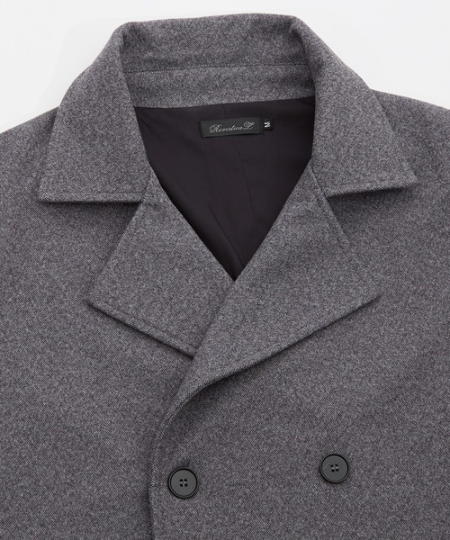 improves（インプローブス）の「メルトンルック ダブルピーコート（ピーコート・メンズ・ブラック/チャコール・MEDIUM）」の21枚目の写真