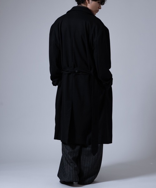 improves（インプローブス）の「メルトンルック ダブルピーコート（ピーコート・メンズ・ブラック/チャコール・MEDIUM）」の5枚目の写真
