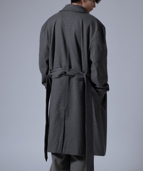improves（インプローブス）の「メルトンルック ダブルピーコート（ピーコート・メンズ・ブラック/チャコール・MEDIUM）」の17枚目の写真