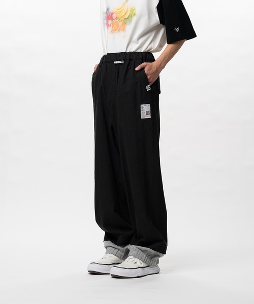 Maison MIHARA YASUHIRO（メゾンミハラヤスヒロ）の「Mix Layered Wool Pants（その他パンツ・メンズ・ブラック・44）」の7枚目の写真