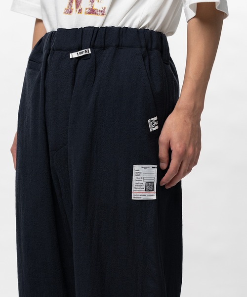 Maison MIHARA YASUHIRO（メゾンミハラヤスヒロ）の「Mix Layered Wool Pants（その他パンツ・メンズ・ブラック・44）」の15枚目の写真