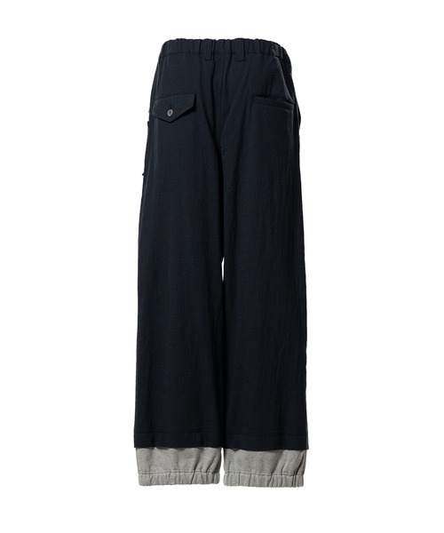 Maison MIHARA YASUHIRO（メゾンミハラヤスヒロ）の「Mix Layered Wool Pants（その他パンツ・メンズ・ブラック・44）」の9枚目の写真