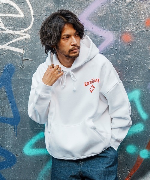 Leyline（レイライン）の「【Leyline】Fujin raijin parka（パーカー・メンズ・ホワイト/ブラック・L/M）」の2枚目の写真