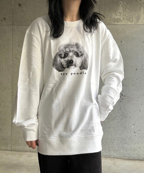 etta(エタ)の「アニマルデザイントレーナー スウェット 【軽量】(スウェット・レディース・B/G/A/C/D/E/F・LARGE/MEDIUM/X-SMALL/X-LARGE)」の2枚目の写真