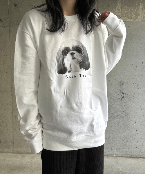 etta(エタ)の「アニマルデザイントレーナー スウェット 【軽量】(スウェット・レディース・B/G/A/C/D/E/F・LARGE/MEDIUM/X-SMALL/X-LARGE)」の1枚目の写真