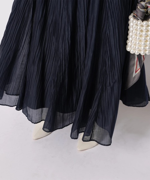 JUSGLITTY（ジャスグリッティー）の「スプリングジャンスカワンピース（ワンピース・レディース・ネイビー・2/1/0）」の3枚目の写真