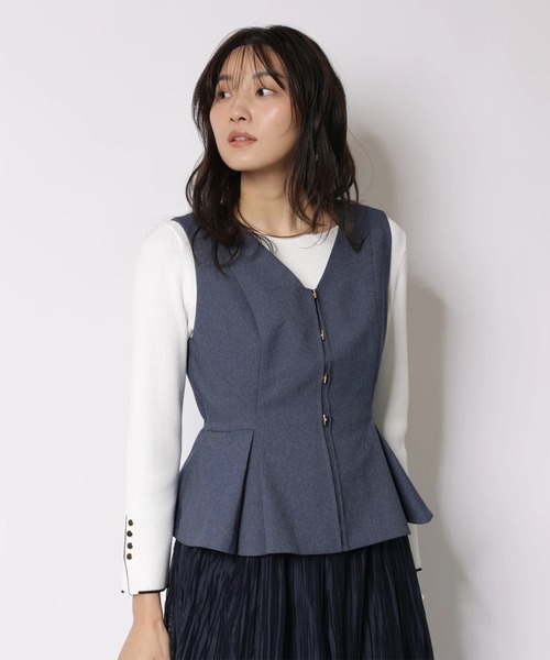 JUSGLITTY（ジャスグリッティー）の「スプリングジャンスカワンピース（ワンピース・レディース・ネイビー・2/1/0）」の13枚目の写真