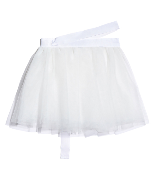 PIECEMAKER(ピースメーカー)の「TS LAYERED SHA SKIRT (WHITE)(スカート・レディース・その他・FREE)」の2枚目の写真