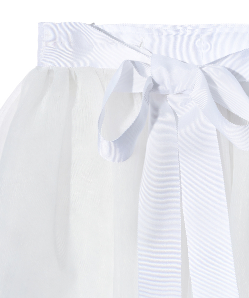 PIECEMAKER(ピースメーカー)の「TS LAYERED SHA SKIRT (WHITE)(スカート・レディース・その他・FREE)」の3枚目の写真