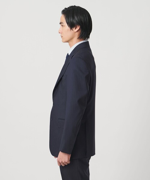UNITED ARROWS(ユナイテッドアローズ)の「山栄 ピンストライプ シングル 3ボタン スーツ REGULAR MODEL(セットアップ・メンズ・ネイビー・48/46/50)」の4枚目の写真