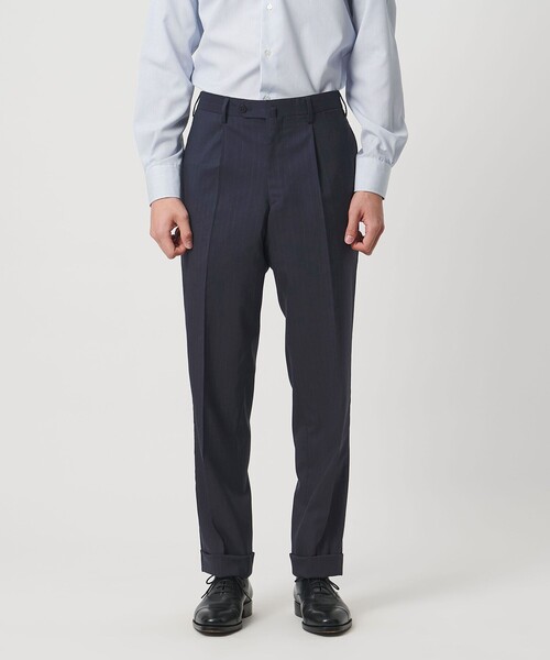 UNITED ARROWS(ユナイテッドアローズ)の「山栄 ピンストライプ シングル 3ボタン スーツ REGULAR MODEL(セットアップ・メンズ・ネイビー・48/46/50)」の7枚目の写真