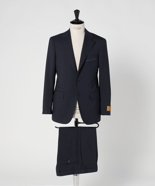 UNITED ARROWS(ユナイテッドアローズ)の「山栄 ピンストライプ シングル 3ボタン スーツ REGULAR MODEL(セットアップ・メンズ・ネイビー・48/46/50)」の10枚目の写真