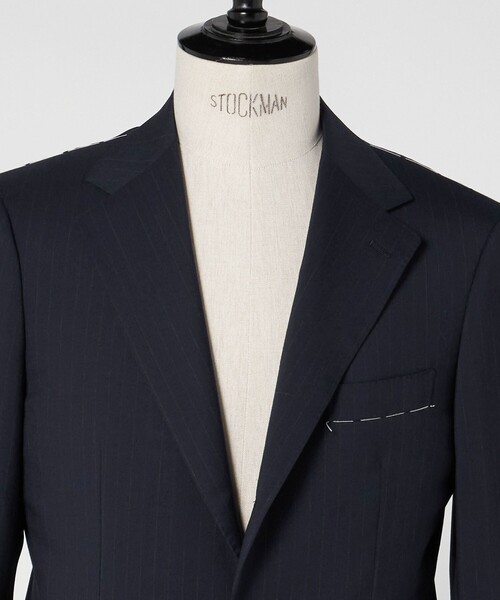 UNITED ARROWS(ユナイテッドアローズ)の「山栄 ピンストライプ シングル 3ボタン スーツ REGULAR MODEL(セットアップ・メンズ・ネイビー・48/46/50)」の13枚目の写真