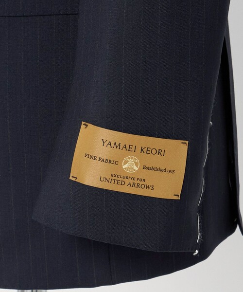 UNITED ARROWS(ユナイテッドアローズ)の「山栄 ピンストライプ シングル 3ボタン スーツ REGULAR MODEL(セットアップ・メンズ・ネイビー・48/46/50)」の14枚目の写真