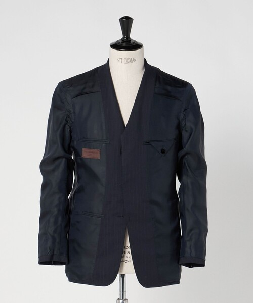 UNITED ARROWS(ユナイテッドアローズ)の「山栄 ピンストライプ シングル 3ボタン スーツ REGULAR MODEL(セットアップ・メンズ・ネイビー・48/46/50)」の21枚目の写真