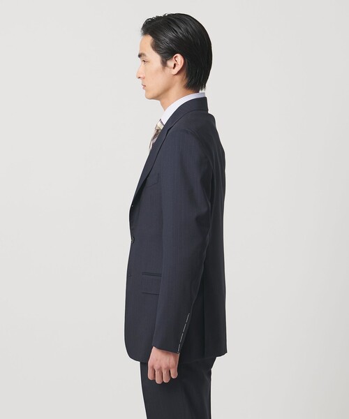 山栄 ピンストライプ シングル 3ボタン スーツ REGULAR MODEL