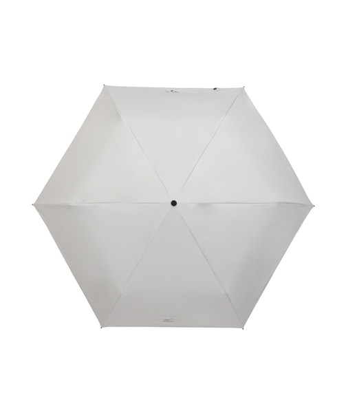 MIZUNO(ミズノ )の「【WEB限定】遮光100% 遮熱 晴雨兼用 折りたたみ日傘 自動開閉 軽量 ロゴ(折りたたみ傘・レディース・ホワイト/ブラック/ブルー・FREE)」の8枚目の写真