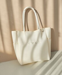 coen | coen(コーエン)ロゴ刺繍 メッシュパフトートバッグ(トートバッグ)