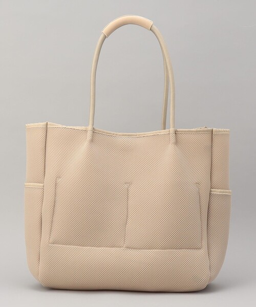 coen(コーエン)の「coen(コーエン)ロゴ刺繍 メッシュパフトートバッグ(トートバッグ・レディース・オフホワイト/ベージュ/ダークグレー/ブラック・FREE)」の15枚目の写真