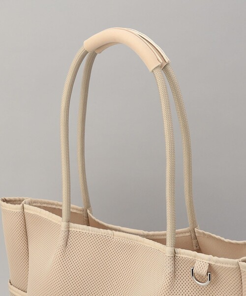 coen(コーエン)の「coen(コーエン)ロゴ刺繍 メッシュパフトートバッグ(トートバッグ・レディース・オフホワイト/ベージュ/ダークグレー/ブラック・FREE)」の16枚目の写真