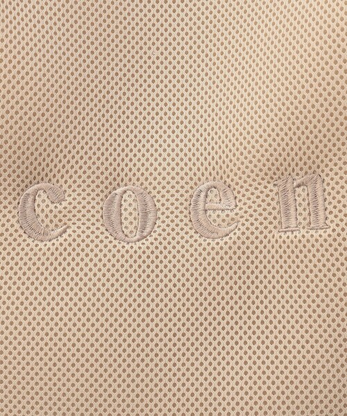 coen(コーエン)の「coen(コーエン)ロゴ刺繍 メッシュパフトートバッグ(トートバッグ・レディース・オフホワイト/ベージュ/ダークグレー/ブラック・FREE)」の17枚目の写真