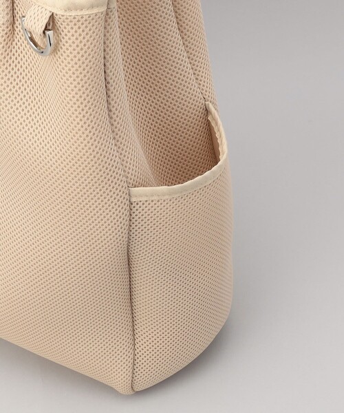 coen(コーエン)の「coen(コーエン)ロゴ刺繍 メッシュパフトートバッグ(トートバッグ・レディース・オフホワイト/ベージュ/ダークグレー/ブラック・FREE)」の19枚目の写真